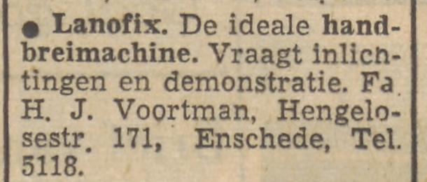 Hengelosestraat 171 H.J. Voortman advertentie Tubantia 31-7-1952.jpg