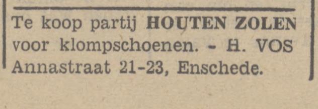 Annastraat 21-23 H. Vos advertentie Tubantia 30-8-1941.jpg