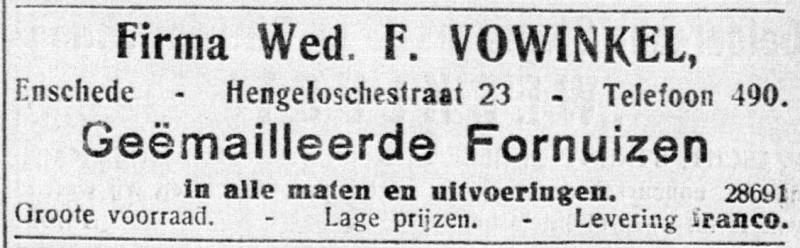 Hengelosestraat 23 Fa. Wed. F. Vowinkel advertentie 3-4-1925.jpg