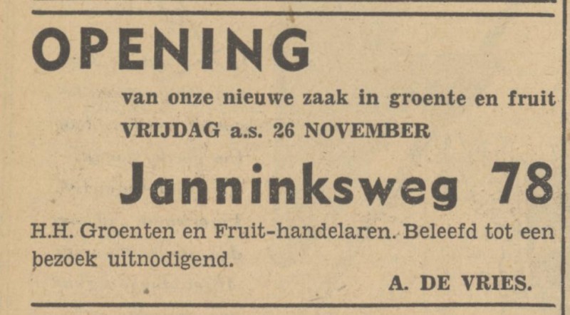 Janninksweg 78 A. de Vries advertentie Tubantia 24-11-1948.jpg