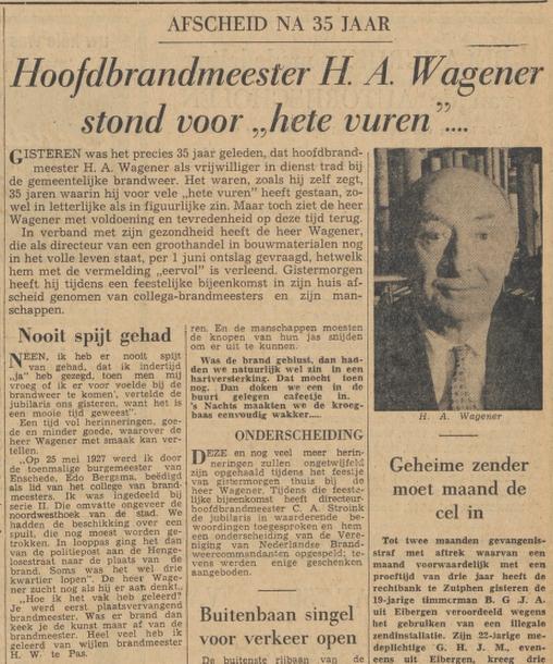 H.A. Wagener hoofdbrandmeester krantenbericht Tubantia 26-5-1962.jpg