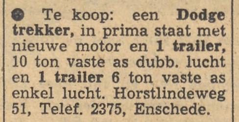 Horstlindeweg 51. telf. 2375. advertentie Tubantia 23-9-1954.jpg