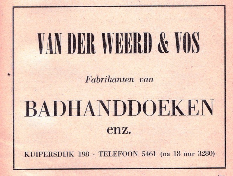 Kuipersdijk 198 Van der Weerd & Vos Fabrikant van Badhanddoeken.jpg