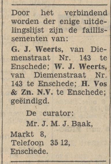 Van Diemenstraat 143 G.J. Weerts krantenbericht Tubantia 15-1-1960.jpg