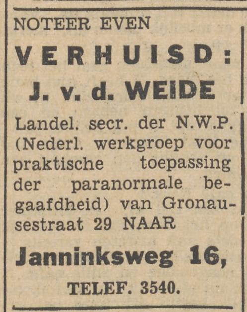 Gronausestraat 29 J. v.d. Weide advertentie Tubantia 4-10-1952.jpg