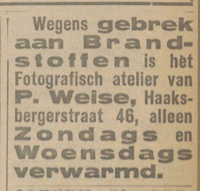 Haaksbergerstraat 46 P. Weise Fotografisch atelier advertentie Tubantia 14-12-1917.jpg