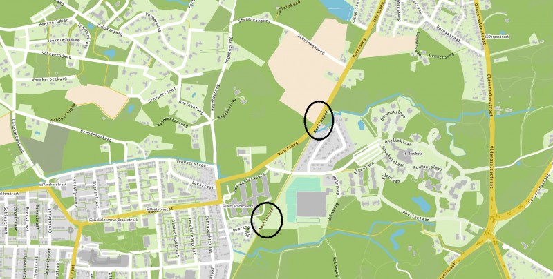 Amelinkpad fietspad van Demmerskamp naar Voortsweg plattegrond.jpg