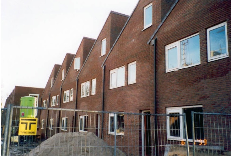 Mannagraslaan 2-12 Woningen in aanbouw in de Vinexwijk Eschmarke, deel Eekmaat-West. Aannemer is Trebbe. jan. 1999.jpg