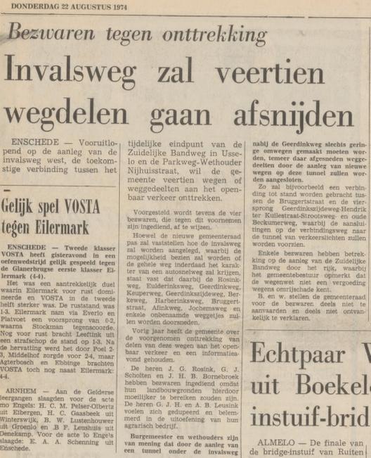 De Berkeweg krantebericht Tubantia 22-8-1974.jpg