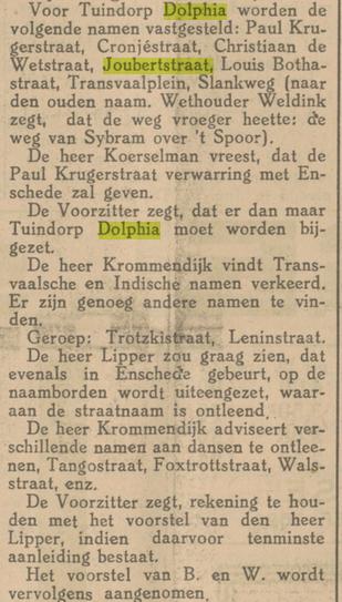 Joubertstraat Dolphia krantenbericht Tubantia 11-10-1929.jpg