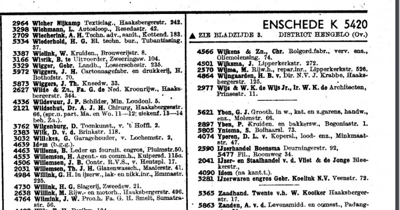 Brinkstraat 118 D. v.d. Wilk. Telefoongids 1950.jpg