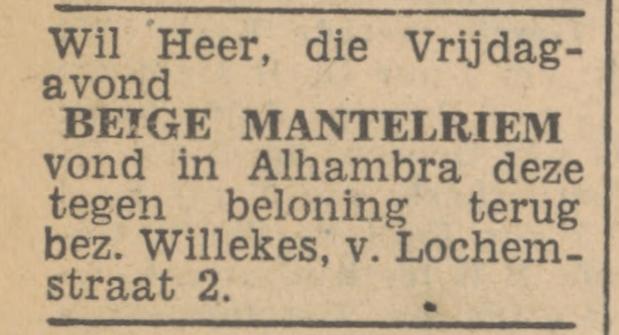 van Lochemstraat 2 Willekes advertentie Tubantia 15-2-1947.jpg