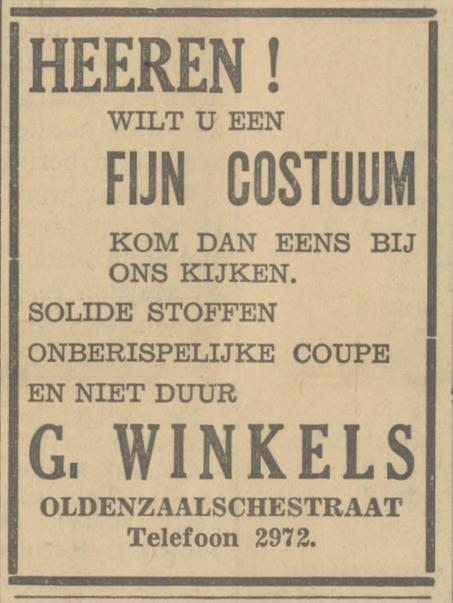 Oldenzaalsestraat 101 G. Winkels advertentie Tubantia 30-3-1935.jpg