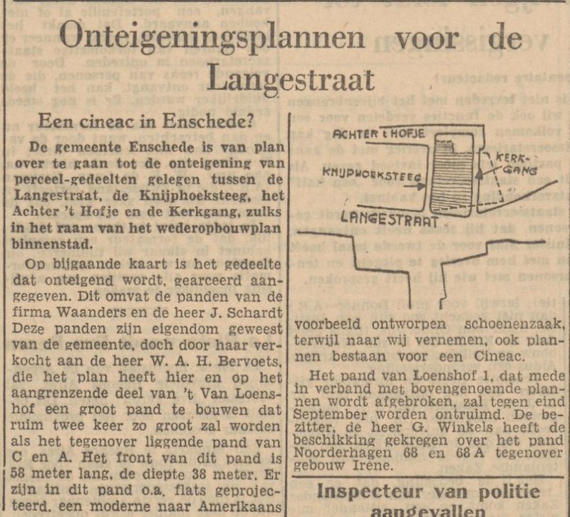 Van Loenshof 1 G. Winkels krantenbericht Tubantia 9-8-1952.jpg