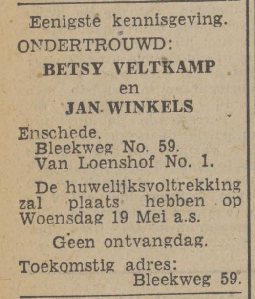 Van Loenshof 1 Jan Winkels advertentie Twentsch nieuwsblad 6-5-1943.jpg