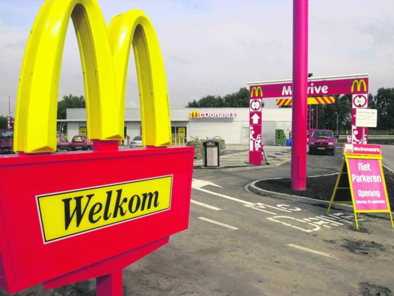 Foto: Frans Nikkels McDonalds maar ook Kentucky Fried Chicken zijn geïnteresseerd in vestiging op Spaansland.