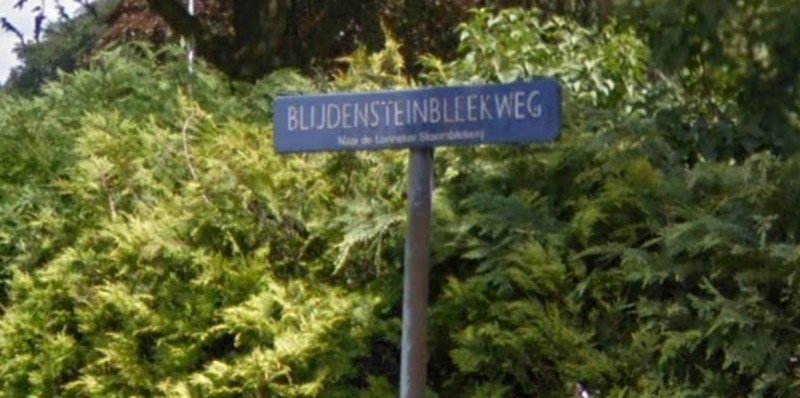 Blijdensteinbleekweg straatnaambord.jpg