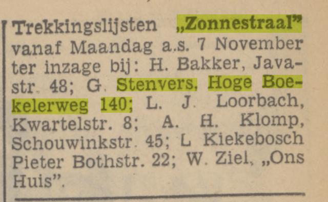 Hoge Boekelerweg 140 G. Stenvers Zonnestraal krantenbericht Tubantia 5-11-1938.jpg