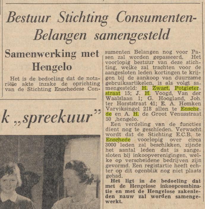 Potgieterstraat 15 H. Zwart krantenbericht Tubantia 8-4-1963.jpg