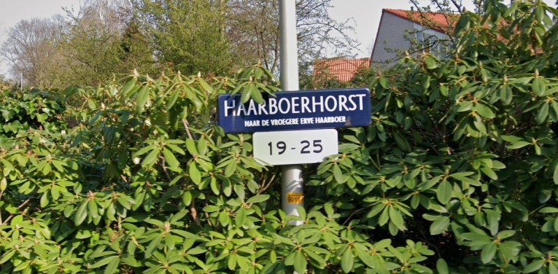 Haarboerhorst straatnaambord.jpg