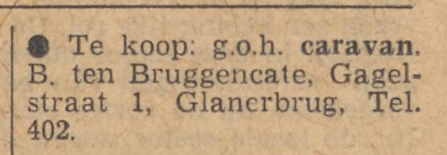 Gagelstraat 1 B. ten Bruggencate advertentie Tubantia 4-8-1959.jpg