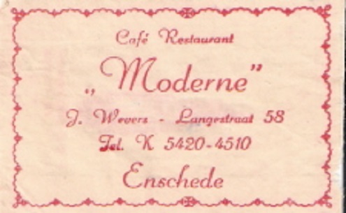 Langestraat 58 Café Restaurant Moderne  J. Wevers suikerzakje.jpg