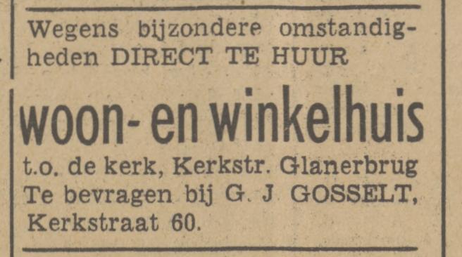 Kerkstraat 60 G.J. Gosselt advertentie Tubantia 3-1-1942.jpg