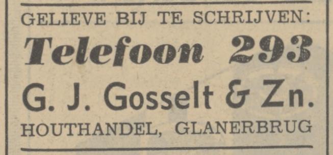 Kerkstraat Glanerbrug G.J. Gosselt en Zn houthandel advertentie 21-4-1937.jpg