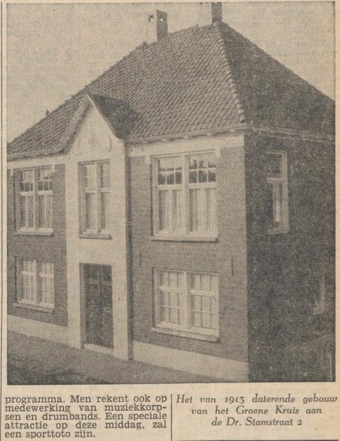 Dr. Stamstraat 2 Glanerbrug gebouw Groene Kruis krantenfoto Tubantia 7-3-1961.jpg