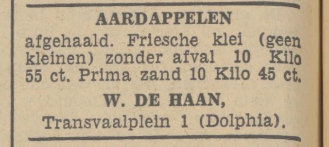 Transvaalplein 1 W. de Haan advertentie Tubantia 21-5-1938.jpg