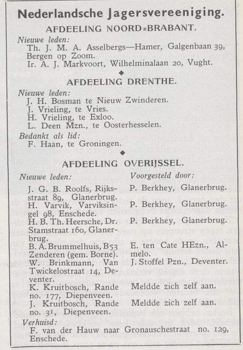Dr. Stamstraat 160 H.B.Th. Heersche tijdschrift De Nederlansche Jager 1-3-1941.jpg