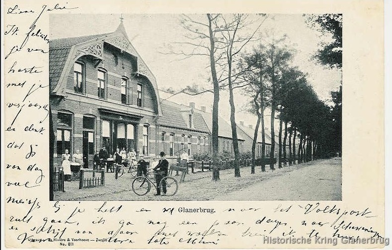 Rijksweg 78 later Gronausestraat 1251 winkel Heersche Glanerbrug 1920.jpg