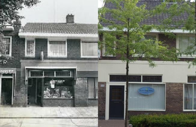 Gronausestraat 1273 vroeger Rijksweg 58 sigarenzaak Heurman vroeger en nu.jpg