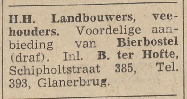 Schipholtstraat 385 B. ter Hofte advertentie Tubantia 16-11-1963.jpg