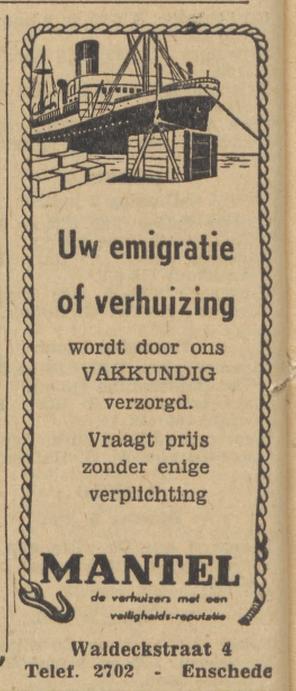Waldeckstraat 4 Mantel advertentie Tubantia 5-6-1956.jpg