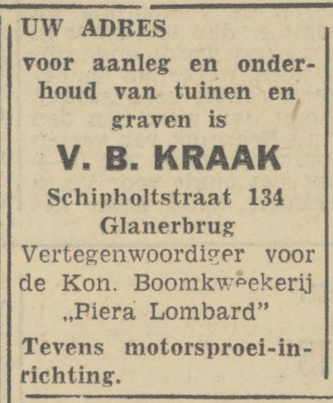 Schipholtstraat 134 V.B. Kraak advertentie Tubantia 30-9-1946.jpg