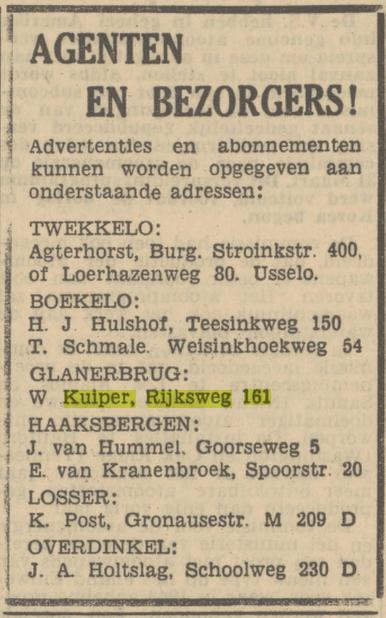Rijksweg 161 W. Kuiper advertentie Tubantia 8-7-1950.jpg