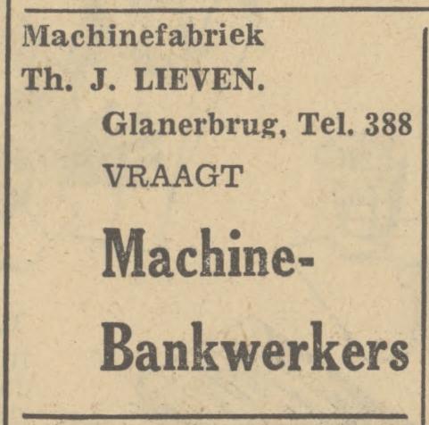 Glanerbrug Machinefabriek Th.J. Lieven telf. 388 advertentie Tubantia 19-11-1948.jpg