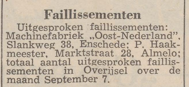 Slankweg 38 Machinefabriek Oost Nederland. krantenbericht Overijsselsch Dagblad 13-10-1952.jpg