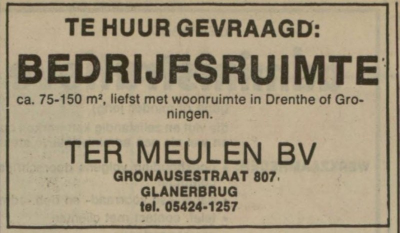 Gronausestraat 807 ter Meulen B.V. advertentie Tubantia 11-6-1977.jpg