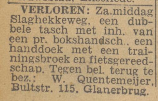 Bultstraat 115 Glanerbrug W. Quentemeijer advertentie Twentsch nieuwsblad 5-9-1944.jpg