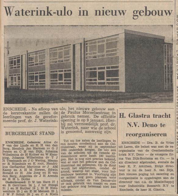 Paulus Moreelsestraat 15 Waterink ulo krantenfoto Tubantia 24-12-1964.jpg