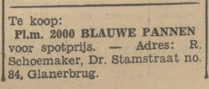Dr. Stamstraat 84 R. Schoemaker advertentie Tubantia 3-8-1966.jpg