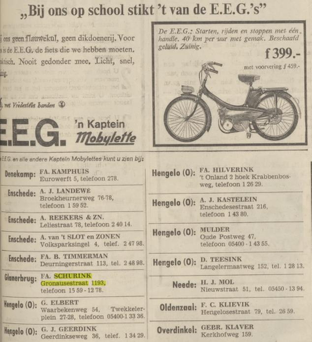 Gronausestraat 1193 Fa. Schurink advertentie Tubantia 13-7-1967.jpg