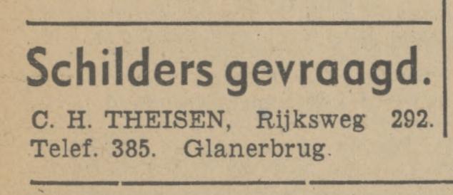 Rijksweg 292 C.H. Theisen advertentie Tubantia 10-5-1941.jpg