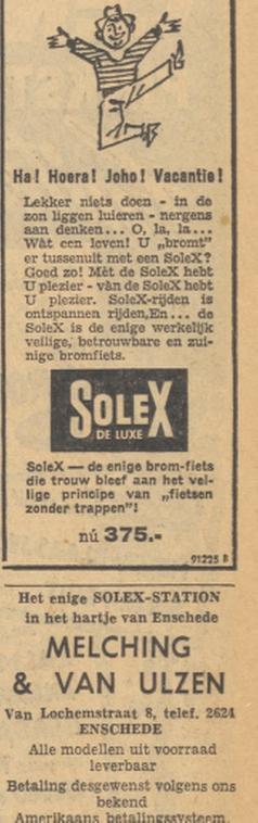 van Lochemstraat 8 Solex-station Melching & van Ulzen advertentie Tubantia 13-5-1959.jpg