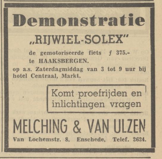 van Lochemstraat 8 Melching & van Ulzen advertentie Tubantia 1-7-1949.jpg