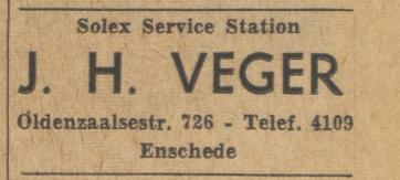 Oldenzaalsestraat 726 Solex service station J.H. Veger advertentie Tubantia 20-5-1959.jpg