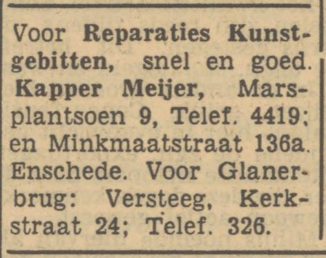 Kerkstraat 24 kapper Versteeg advertentie Tubantia 16-9-1950.jpg