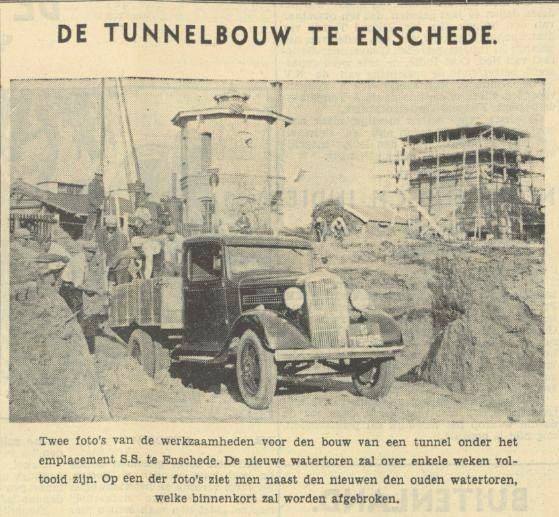 Prinsessetunnel Beatrixtunnel bouw krantenfoto 6-10-1936.jpg